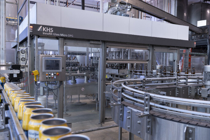 KHS cream filling machine